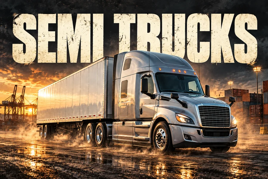 Semi Trucks Semi Trucks category illustration