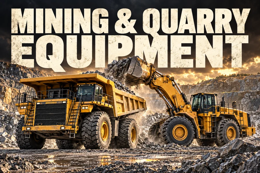 Mining & Quarry Equipment Mining & Quarry Equipment category illustration