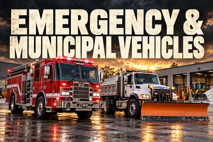 Emergency & Municipal Vehicles category illustration