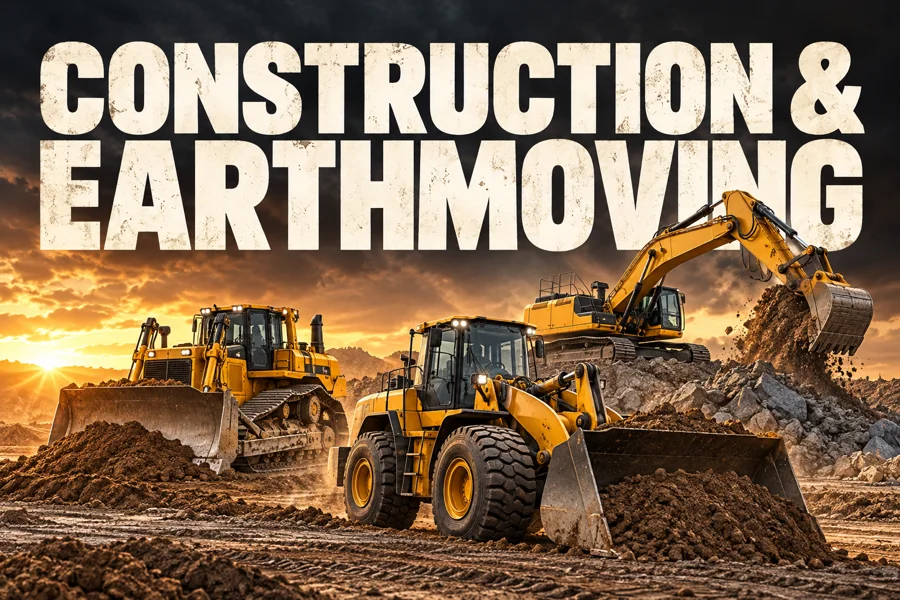 Construction & Earthmoving category illustration