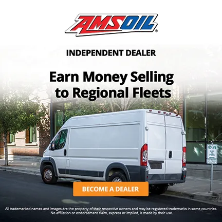 AMSOIL Dealer opportunities serving regional truck and van fleets in California