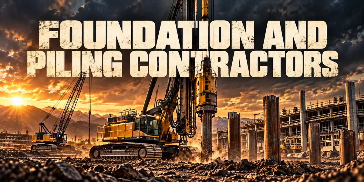 Foundation And Piling Contractors — construction & earthmoving guide