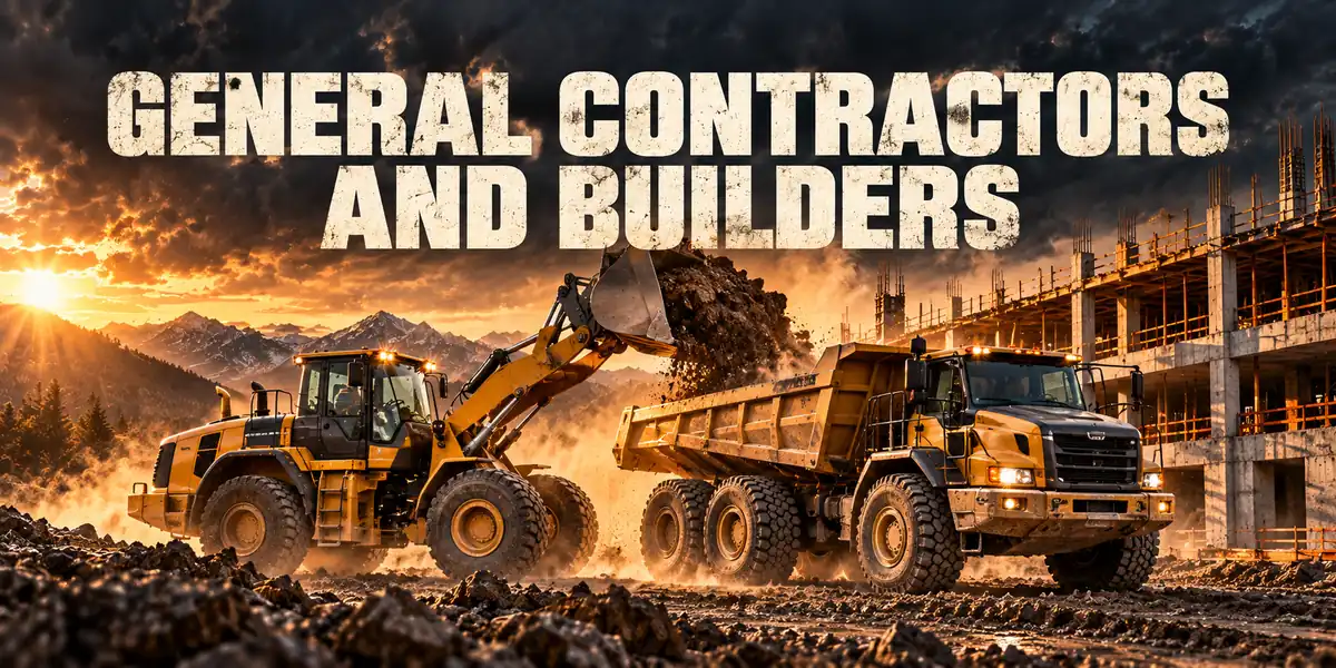 General Contractors And Builders — construction & earthmoving guide