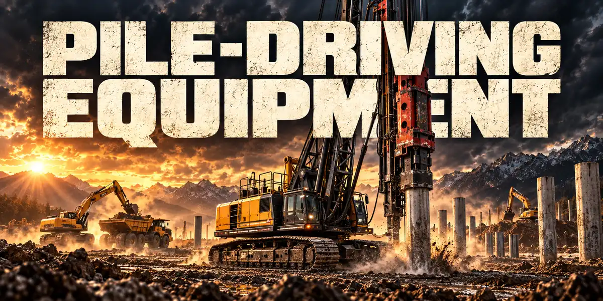 Pile Driving Equipment Pile Driving Equipment — construction & earthmoving guide