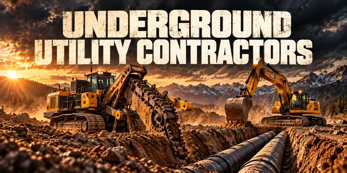 Underground Utility Contractors Underground Utility Contractors — construction & earthmoving guide