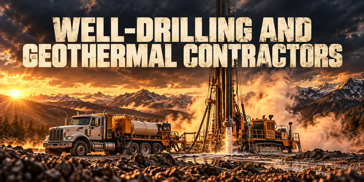 Well Drilling And Geothermal Contractors — construction & earthmoving guide