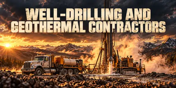 Well Drilling And Geothermal Contractors — construction & earthmoving guide