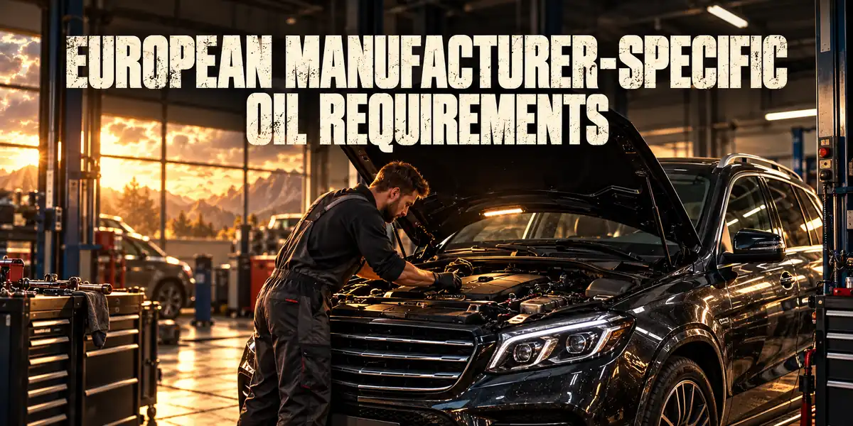 European Manufacturer Specific Oil Requirements — diesel cars & suvs guide