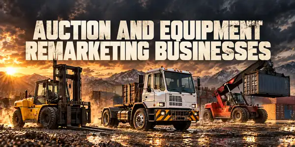 Auction And Equipment Remarketing Businesses — forklifts & yard equipment guide
