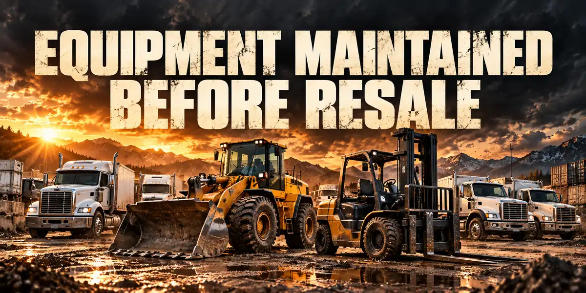 Equipment Maintained Before Resale Equipment Maintained Before Resale — forklifts & yard equipment guide