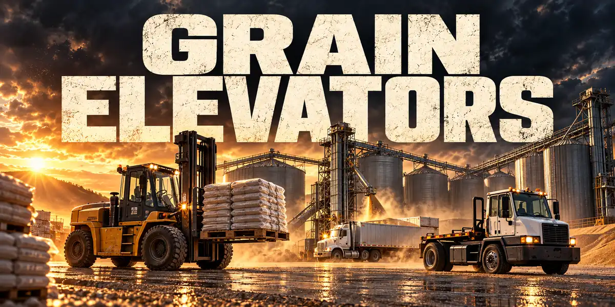 Grain Elevators — forklifts & yard equipment guide