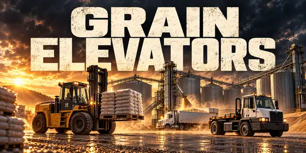 Grain Elevators — forklifts & yard equipment guide