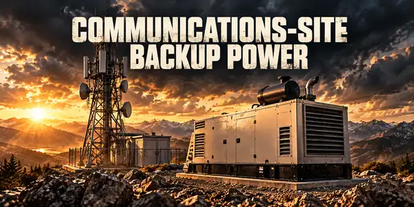 Communications Site Backup Power — generators & backup power guide
