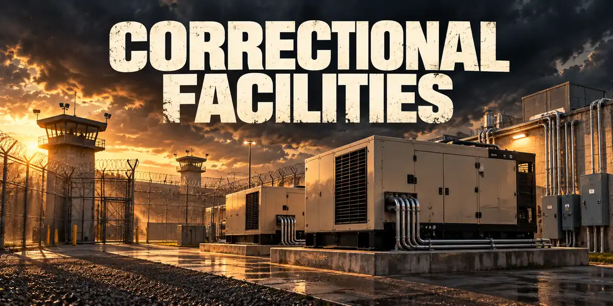 Correctional Facilities — generators & backup power guide