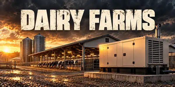 Dairy Farms — generators & backup power guide