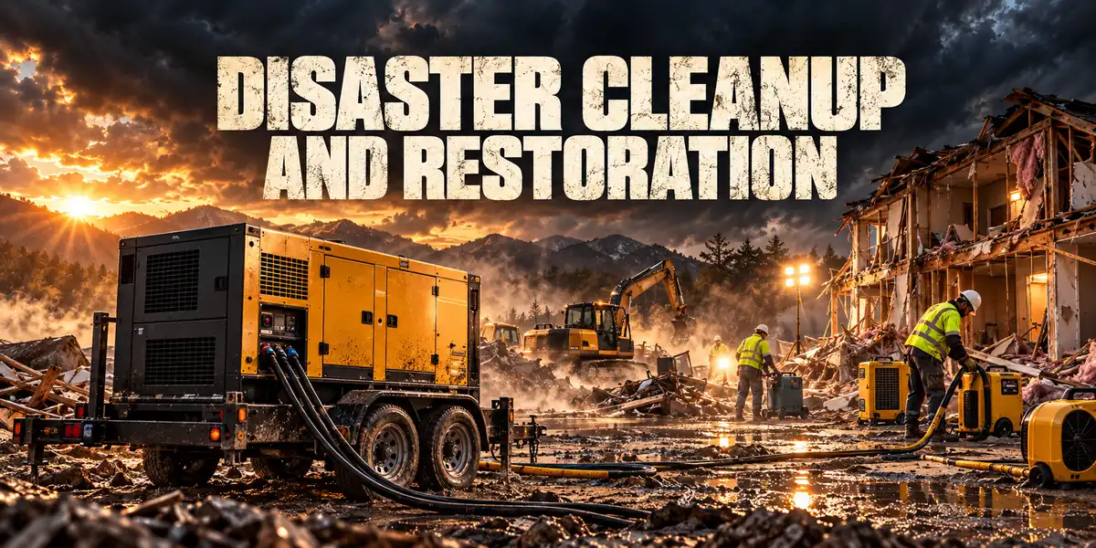 Disaster Cleanup And Restoration — generators & backup power guide