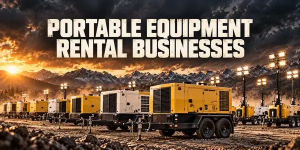 Portable Equipment Rental Businesses — generators & backup power guide