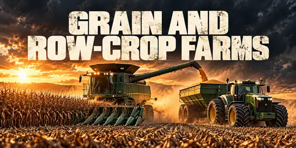 Grain And Row Crop Farms — harvesters & farm equipment guide
