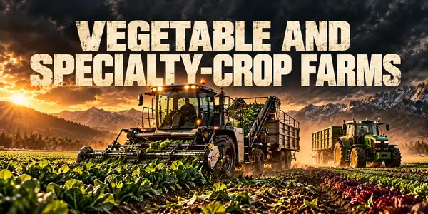 Vegetable And Specialty Crop Farms — harvesters & farm equipment guide