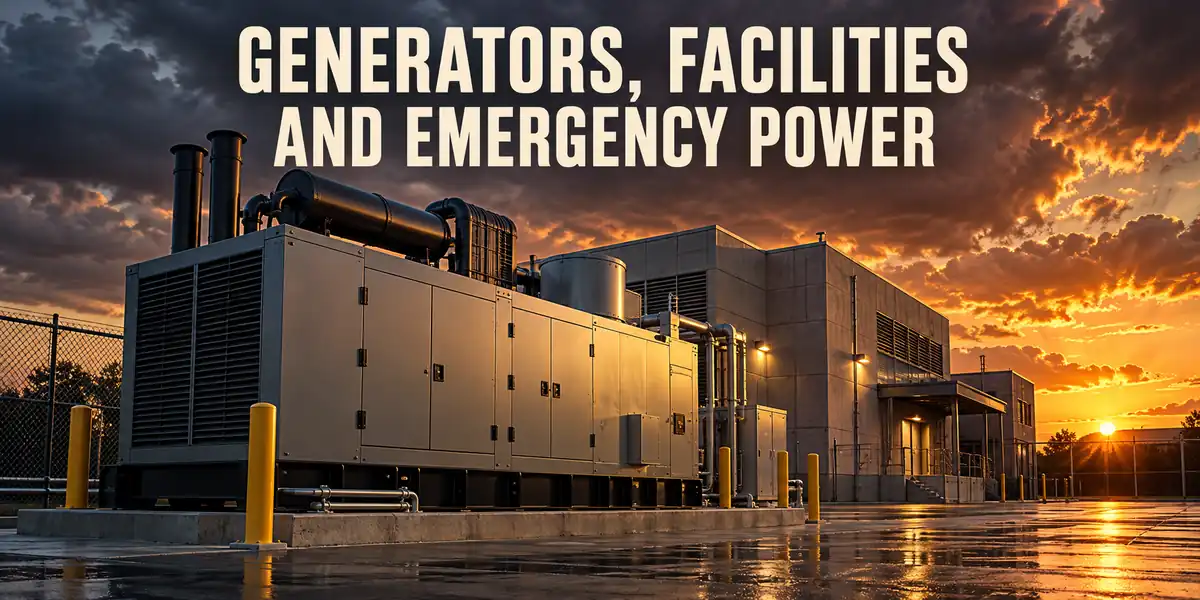 Generators Facilities And Emergency Power Generators Facilities And Emergency Power — industry guides guide