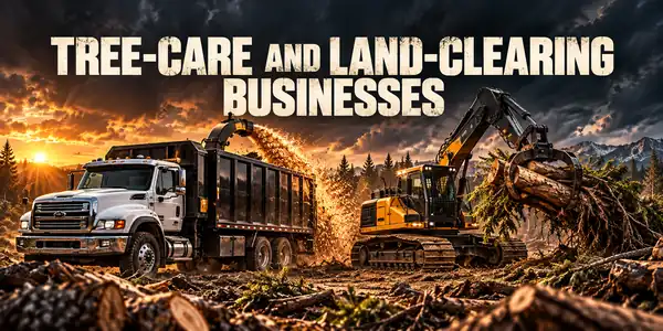 Tree Care And Land Clearing Businesses — logging & forestry equipment guide