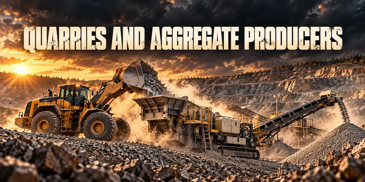 Quarries And Aggregate Producers — mining & quarry equipment guide