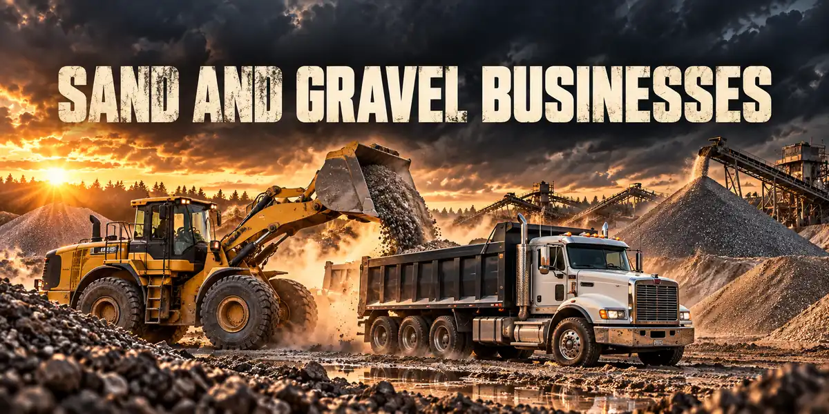 Sand And Gravel Businesses — mining & quarry equipment guide