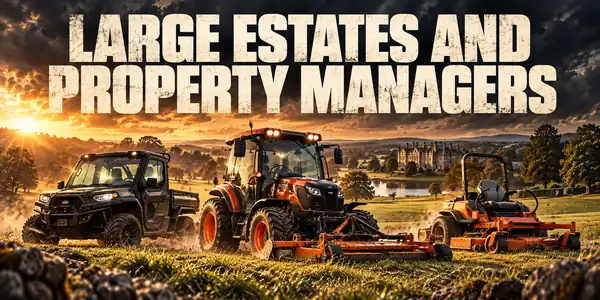 Large Estates And Property Managers — mowers & grounds equipment guide
