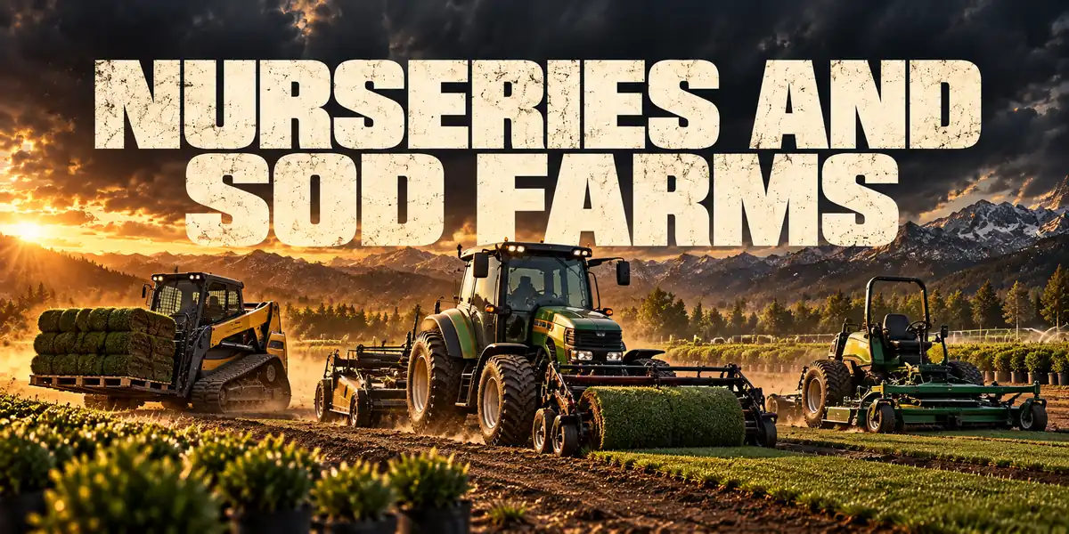 Nurseries And Sod Farms — mowers & grounds equipment guide