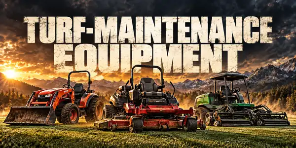 Turf Maintenance Equipment — mowers & grounds equipment guide