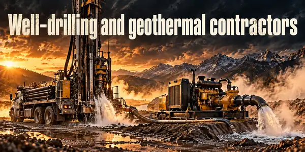 Well Drilling And Geothermal Contractors — pumps & industrial equipment guide