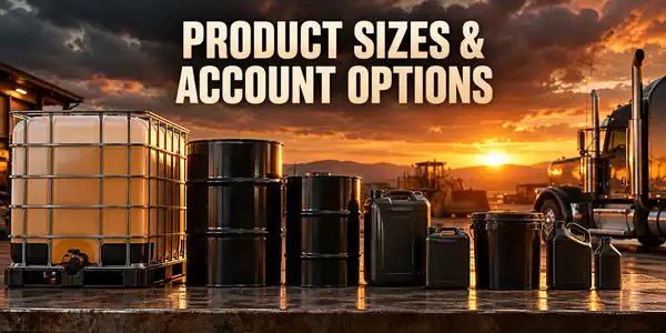 Product Sizes And Account Options — diesel maintenance guides guide