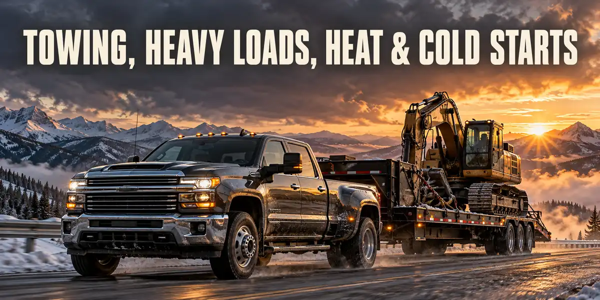 Towing Heavy Loads Heat And Cold Starts — diesel maintenance guides guide