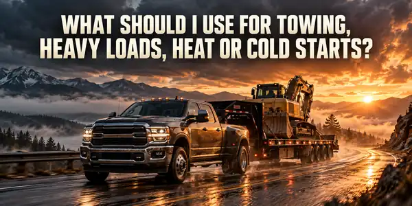 What Should I Use For Towing Heavy Loads Heat Or Cold Starts — diesel maintenance guides guide