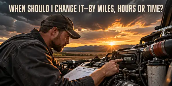 When Should I Change It By Miles Hours Or Time — diesel maintenance guides guide