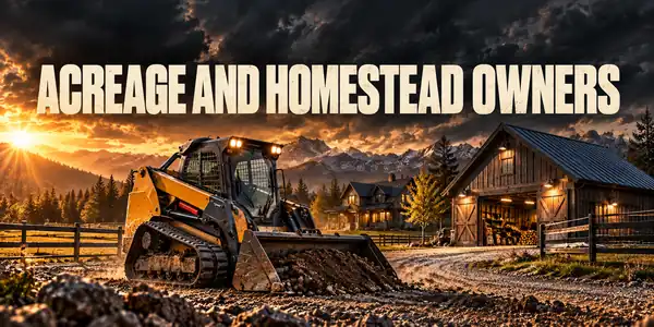 Acreage And Homestead Owners — skid steers & compact equipment guide